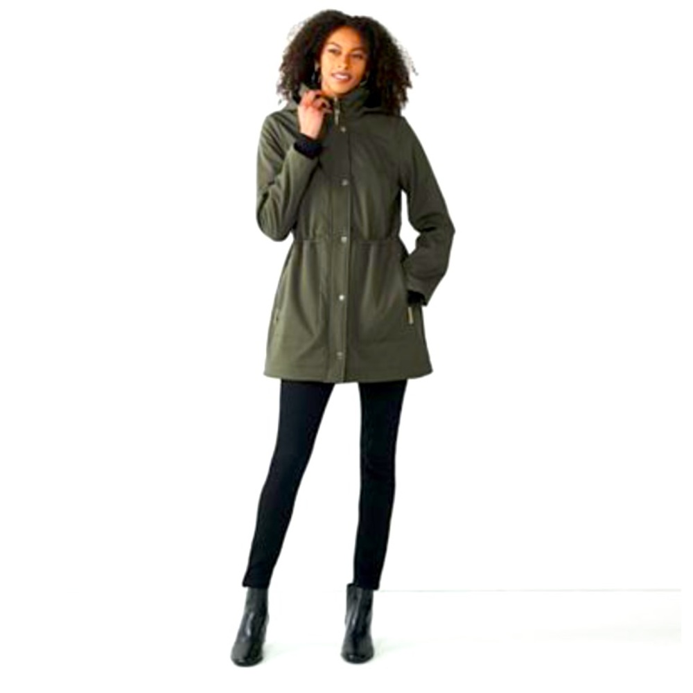Fall fleece lined soft shell Jacket
